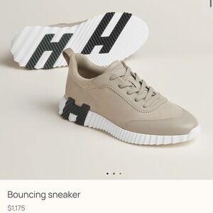 new Hermes bouncing sneaker beige esquisse